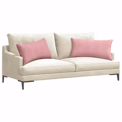 Coussins De Canapé 2 Pcs Rose 80 X 40 Cm Vidaxl - Vue supplémentaire 2