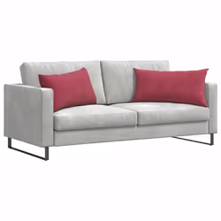 Coussins De Canapé 2 Pcs Bordeaux 80 X 40 Cm Vidaxl - Vue supplémentaire 2