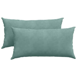 Coussins De Canapé 2 Pcs Vert Mer 80 X 40 Cm Vidaxl