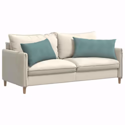 Coussins De Canapé 2 Pcs Vert Mer 80 X 40 Cm Vidaxl - Vue supplémentaire 2