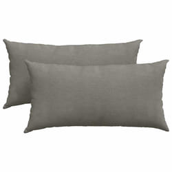 Coussins De Canapé 2 Pcs Gris Clair 80 X 40 Cm Vidaxl