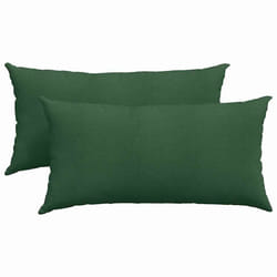 Coussins De Canapé 2 Pcs Vert Foncé 80 X 40 Cm Vidaxl