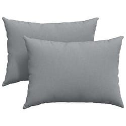Coussins De Canapé 2 Pcs Gris Clair 70 X 50 Cm Tissu Vidaxl