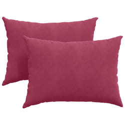 Coussins De Canapé 2 Pcs Bordeaux 70 X 50 Cm Vidaxl