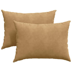 Coussins De Canapé 2 Pcs Marron 70 X 50 Cm Vidaxl