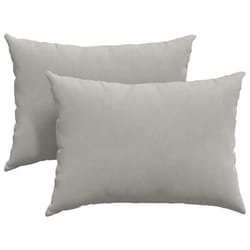 Coussins De Canapé 2 Pcs Gris Clair 70 X 50 Cm Tissu Vidaxl