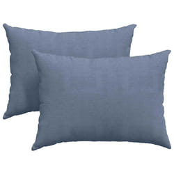 Coussins De Canapé 2 Pcs Bleu 70 X 50 Cm Vidaxl