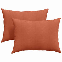 Coussins De Canapé 2 Pcs Rouge Orange 70 X 50 Cm Vidaxl