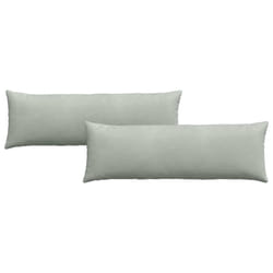 Coussins De Canapé 2 Pcs Gris Clair 120 X 40 Cm Vidaxl