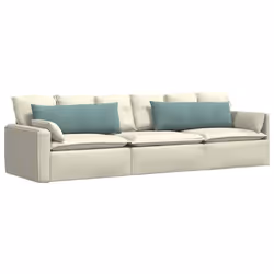 Coussins De Canapé 2 Pcs Vert Mer 120 X 40 Cm Vidaxl - Vue supplémentaire 2