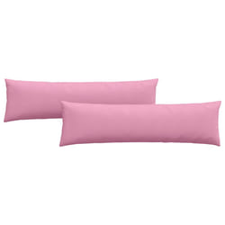 Coussins De Canapé 2 Pcs Rose 145 X 40 Cm Tissu Vidaxl