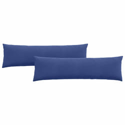 Coussins De Canapé 2 Pcs Bleu Police 145 X 40 Cm Vidaxl