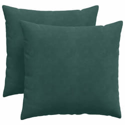 Coussins De Canapé 2 Pcs Vert Foncé 45 X 45 Cm Vidaxl