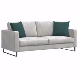 Coussins De Canapé 2 Pcs Vert Foncé 45 X 45 Cm Vidaxl - Vue supplémentaire 2