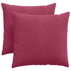 Coussins De Canapé 2 Pcs Bordeaux 45 X 45 Cm Vidaxl
