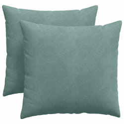 Coussins De Canapé 2 Pcs Vert Mer 45 X 45 Cm Vidaxl