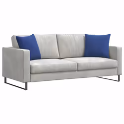 Coussins De Canapé 2 Pcs Bleu Police 45 X 45 Cm Vidaxl - Vue supplémentaire 2