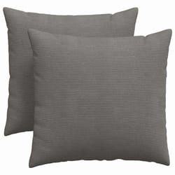 Coussins De Canapé 2 Pcs Gris Clair 45 X 45 Cm Vidaxl