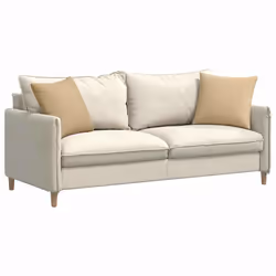 Coussins De Canapé 2 Pcs Vert Gris 45 X 45 Cm Vidaxl - Vue supplémentaire 2