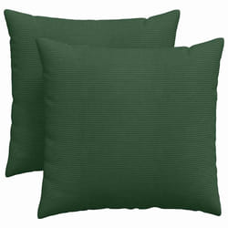 Coussins De Canapé 2 Pcs Vert Foncé 45 X 45 Cm Vidaxl