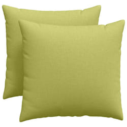 Coussins De Canapé 2 Pcs Vert Clair 50 X 50 Cm Tissu Vidaxl