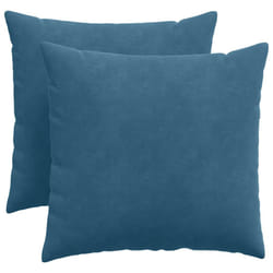 Coussins De Canapé 2 Pcs Bleu 50 X 50 Cm Vidaxl