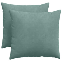 Coussins De Canapé 2 Pcs Vert Mer 50 X 50 Cm Vidaxl