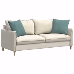 Coussins De Canapé 2 Pcs Vert Mer 50 X 50 Cm Vidaxl - Vue supplémentaire 2