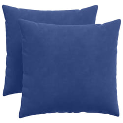 Coussins De Canapé 2 Pcs Bleu Police 50 X 50 Cm Vidaxl