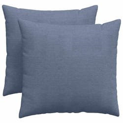 Coussins De Canapé 2 Pcs Bleu 50 X 50 Cm Vidaxl
