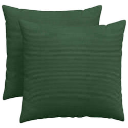 Coussins De Canapé 2 Pcs Vert Foncé 50 X 50 Cm Vidaxl