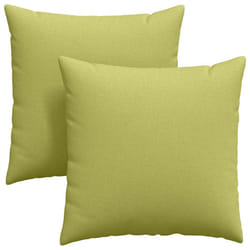 Coussins De Canapé 2 Pcs Vert Clair 60 X 60 Cm Tissu Vidaxl