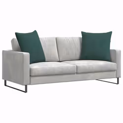 Coussins De Canapé 2 Pcs Vert Foncé 60 X 60 Cm Vidaxl - Vue supplémentaire 2