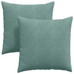 Coussins De Canapé 2 Pcs Vert Mer 60 X 60 Cm Vidaxl
