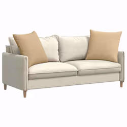 Coussins De Canapé 2 Pcs Vert Gris 60 X 60 Cm Vidaxl - Vue supplémentaire 2