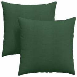 Coussins De Canapé 2 Pcs Vert Foncé 60 X 60 Cm Vidaxl