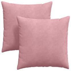 Coussins De Canapé 2 Pcs Rose 80 X 80 Cm Vidaxl