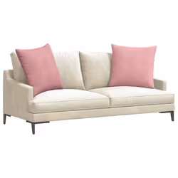Coussins De Canapé 2 Pcs Rose 80 X 80 Cm Vidaxl - Vue supplémentaire 2