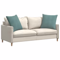 Coussins De Canapé 2 Pcs Vert Mer 80 X 80 Cm Vidaxl - Vue supplémentaire 2