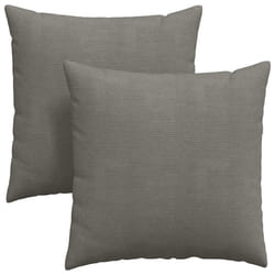 Coussins De Canapé 2 Pcs Gris Clair 80 X 80 Cm Vidaxl