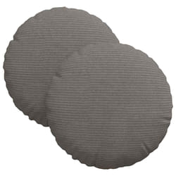 Coussins De Siège 2 Pcs Gris Clair Ø 30 X 13 Cm Vidaxl