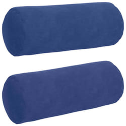 Coussins D'Accent 2 Pcs Bleu Police Ø 15 X 40 Cm Vidaxl