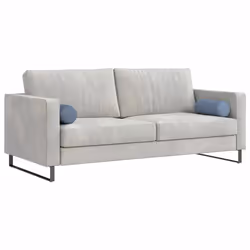 Coussins D'Accent 2 Pcs Bleu Ø 15 X 40 Cm Vidaxl - Vue supplémentaire 2
