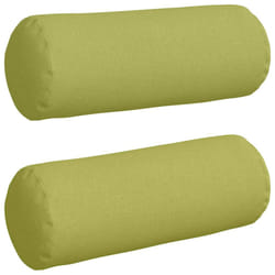 Coussins D'Accent 2 Pcs Vert Clair Ø 25 X 70 Cm Tissu Vidaxl