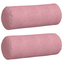 Coussins D'Accent 2 Pcs Rose Ø 25 X 70 Cm Vidaxl
