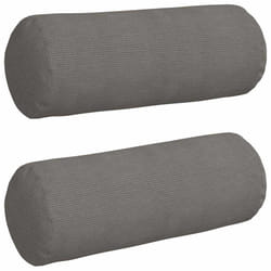 Coussins D'Accent 2 Pcs Gris Clair Ø 25 X 70 Cm Vidaxl