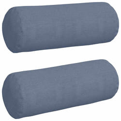 Coussins D'Accent 2 Pcs Bleu Ø 25 X 70 Cm Vidaxl