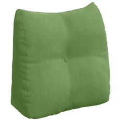 Coussin De Dos Vert Clair 45 X 24 X 50 Cm Velours Vidaxl