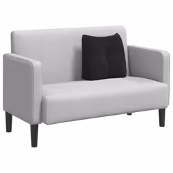 Coussin De Dos Noir 45 X 24 X 50 Cm Velours Vidaxl - Vue supplémentaire 2