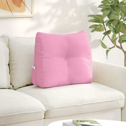 Coussin De Dos Rose 60 X 24 X 50 Cm Tissu Vidaxl